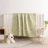 3 30"x40", NTBAY Layer Toddler Blanket, Muslin Cotton Jacquard Bed Blankets, Lightweight Thermal Baby Blanket, Super