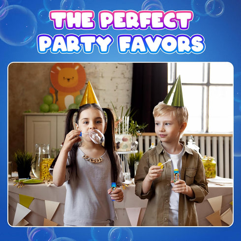 (Pack 24) 1 Oz Summer Mini Crayon Bubbles for Kids - of Bulk Fl Bottles w/Wands - Crayon Shape Bubbles in Bright Colors