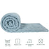 100% 30x40 30x40 Inches, NTBAY Pure Cotton Cable Knit Toddler Blanket, Super Soft Warm Breathable Baby Blanket