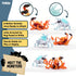 2 Playset 6+ 70826 schleich Eldrador Creatures - PC Ice Bug vs Fire Kracken - Monster Battle Toys for Boys and Girls