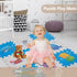 3434 Inches 9 Puzzle Play Mat, Foam Floor Tiles, Childrens Foam Puzzle Mat Baby Floor Play Mat Sea World Pieces, Edge