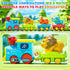Set 3 1-3 4 5 6+ Train for Toddlers w/Steam, Music & Lights - Electric Train Toy for Kids with Tracks Accessories