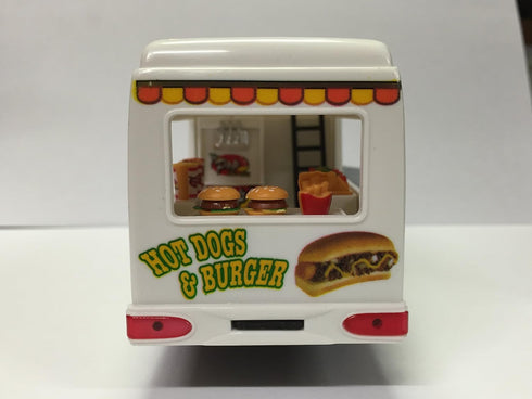 KinsFun 5 inch Pullback Food Truck Die Cast Metal Action
