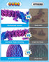 8" 3D (4Pack) Rapean Printed Dragon Eggs, Easter Basket Stuffers for Kids and Teens, Articulated Dragon Toys