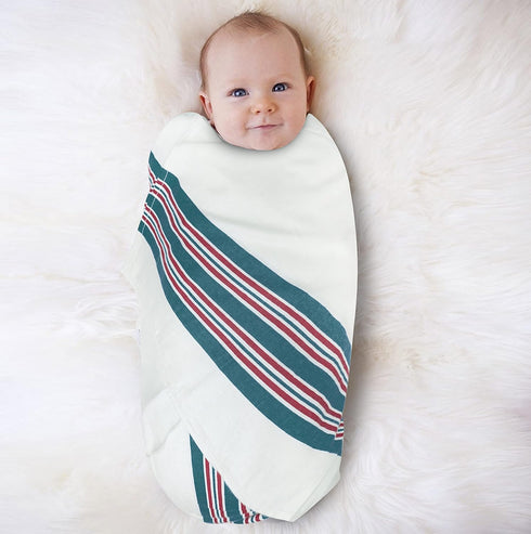 Lenenz 100% 30 40 inch (6) Baby Receiving Blankets, Cotton Flannel Receiving Blanket, Perfect for swaddling & Wrapping