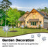 10 Pack Reflective Pinwheels for Yard and Garden - Wind Spinners Outdoor Bird Scare Devices
