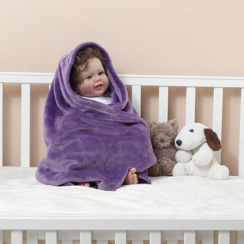 CREVENT Super Soft Cozy Lightweight Fleece Baby Blankets | 30"X40" for Boys & Girls | All Seasons