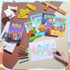 Gilprop Gifts(24 Set) Bulk Bible Coloring Books with Crayons for Kids Easter Verse Religious Drawing Books Bulk