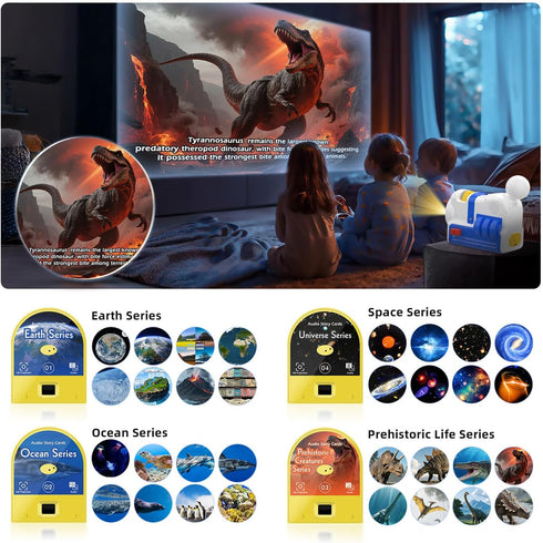 32 3+ Story Projector for Kids - Educational Storybook Projector,Kids Story Projector with Stories,White Noise & Night