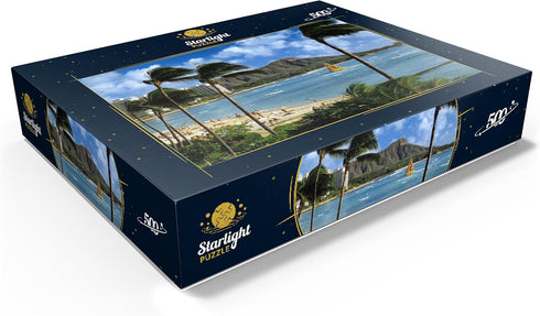MyPuzzle Honolulu, Oahu, Hawaii, USA, Premium 500 Piece Jigsaw Puzzle for Adults