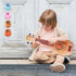 17 Inch Kids Ukulele Guitar Toy, 4 Strings Mini Musical Instrument for Toddler Beginner with Picks/Strap