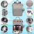 LHDYMXYN Backpack Baby Diaper Bags with Changing Station, Multifunctional Diaper Bag for Moms Dads with USB Charging