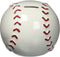 Toy Zany Baseball Shape Piggy Bank for Saving Money and Sports Room Decor