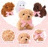 20 4.72 Inch Sosation Pcs Mini Puppy Stuffed Animal Adopt a Puppy Favors Small Push Dogs Bulk Graduation Party Gifts