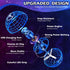 Tikduck Flying Orb Ball 2024, Hand Controlled Mini Drone for Kids 6-10+ Years, Outdoor Fidget Toy (Blue)