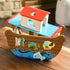 Set Fat Brain Toys Noah's Ark Sort & Play - Wooden Shape-Matching Preschool Toy