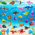 30 Pack 824PCS Sets 6+ Animals Easter Party Favors For Kids, Marine Animal Building Block for Easter Basket Fillers