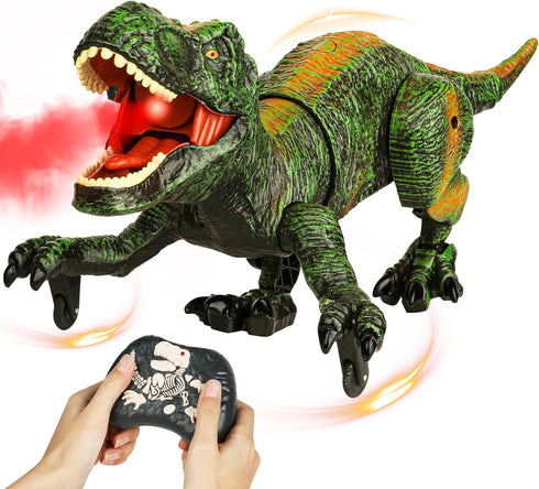 Remote Control Robot Dinosaur Toys for Kids 5-7,2.4G Electronic RC Walking Dinosaur