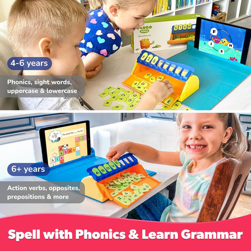 Grammar 410 PlayShifu Word Wiz Plugo Letters Learning Kit | Build Reading, Spelling & Skills for Kids Ages