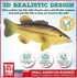 American Angler Collection Toy Fish Set with Collector Case, Miniature Figurine Fish by Toy Fish Factory