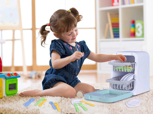 My First Dishwasher Playset with Lights & Sounds, Designed for Children Ages 3+