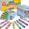 WOSWEL Super Washable Jumbo Crayons Bulk, 24 Pack Crayons with 8 Bright