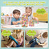 Funifinds 220PCS Set, 3D Magnetic Building Sticks Blocks, Magnet Educational Toys Magnetic Sticks Stacking Toys STEM