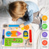 1 2 3 Montessori Busy Board for Toddlers, Wooden Sensory Toys, Preschool Learning Activities for Fine Motor Skills