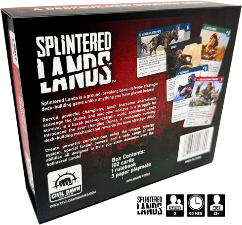 2-Player Deckbuilding Strategy Card Game, Boardgame | Ages 13+