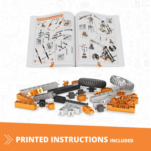 Engino STEM Toys, Mechanics Cams & Cranks, Construction Toys for Kids 9+, Fun Educational Gifts for Boys & Girls (8