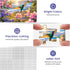 300 Pieces Puzzles for Adults - Hummingbird Beach Flower Puzzle, Gift for Family, 20.5x15IN