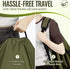 Backpack MOYAQI Stroller Travel Bag for Airplane, Gate Check Bag with Durable Nylon,Adjustable Carry Straps,Infant