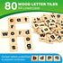 112 4+ 14 BenBen Family Spelling Games with Flash Cards & Wooden Letter Tiles, CVC Sight Word Building Phonics Game