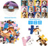 Kids,48 3-5,Puppy 4-8 Jumbo Floor Puzzle for Piece Funny Dog Jigsaw Puzzles,Learning Educational Toys for Toddlers Ages