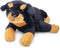 Bearington Lil' Gunner The Rottweiler Stuffed Animal, 8 Inch Dog Plush Toy
