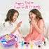 RIANEAN Set 5 6 7 8 9 10, 5-8 Girls Nail Polish Purple, Toys for Girl Age Nail Care Kit with Nail Polish, Nail Dryer