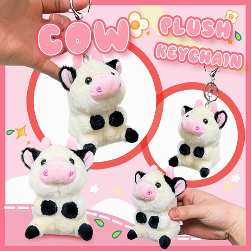 Kawaite Soft Cow Stuffed Animal Plush Toys for Kids, Cute Cow Plushies, Small Stuffed Farm Animal Plush Toys for Girls