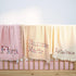 Cozy Personalized Floral Embroidered Name Blanket Soft Cotton Knit Newborn Blanket, Custom Keepsake Gift, Cover