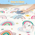 1-Inch 50" 50" Tummy Baby Play Mat, Thick Foam X Playpen Mat,Waterproof & Non - Slip Playmat for Baby Play on Floor