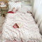 BuLuTu Crib Bedding Duvet Cover for Boys Girls Cotton Muslin Baby Crib