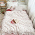 BuLuTu Crib Bedding Duvet Cover for Boys Girls Cotton Muslin Baby Crib
