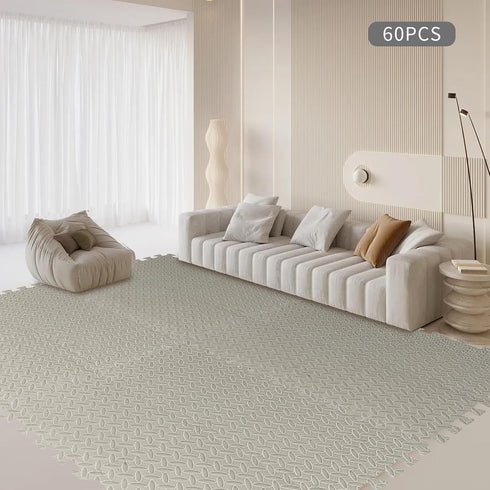 Mlonausz Soft Non Toxic Baby and Kids Play Mat EVA Foam Floor Interlocking Tiles Playroom