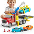 JOVA Vroomix Kids Tow Truck Toys for 3 4 5 6 7