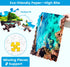 2 Pack 1000 2000 Piece Puzzles for Adults - Beach, Coconut Tree, Reef Landscape Jigsaw Puzzles - Pieces Total