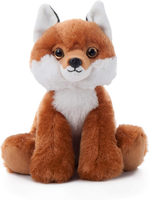 The Petting Zoo Fox Plush Toy - Gifts for Kids, Wild Onez Zoo Animals, 8 inches