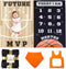 SUKOON Monthly Milestone Blanket for Baby Boy/Girl | Basketball Theme | Includes