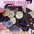 60PCS DND Coins with Leather Pouch, Gold, Silver, and Copper Fantasy Coins for Board Games, Role-Playing Tokens