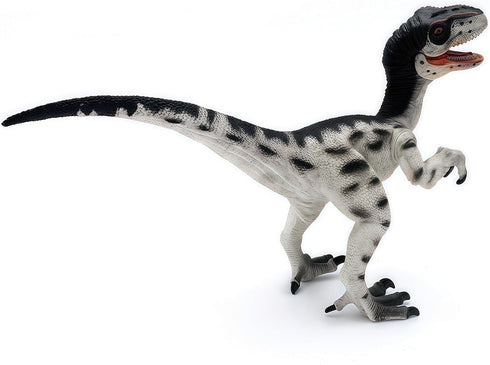 Gemini&Genius Velociraptor Dinosaur Toy for Kids, Realistic Raptor Action Figure with Movable Jaw and Hands