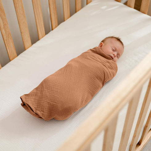 Pack 3 Comfy Cubs Muslin Swaddle Blankets of and Baby Wrap Carrier Bundled