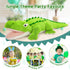 51 inch 4ft Tezituor Giant Alligator Stuffed Animals, Hugging Large Alligator Plush Body Pillow for Girls Boys, Soft